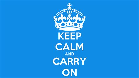 Keep Calm And Carry On Poster Silk Keep Calm O Matic