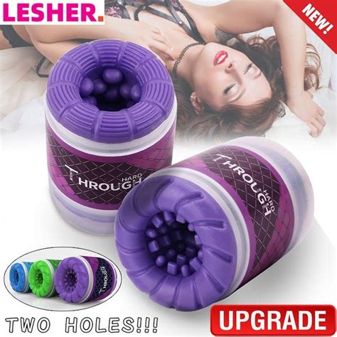Buy New Upgrade Realistic Male Masturbator Silicone Soft Tight Pussy Erotic Adult Toys Sex Toys