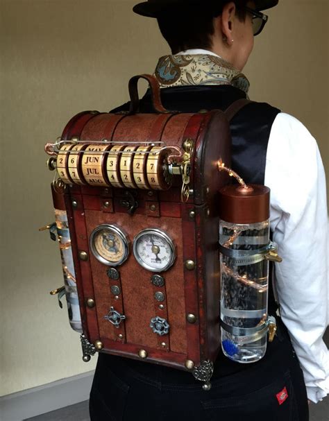 Steampunk Time Machine Backpack The Steampunk Ledger Stylish