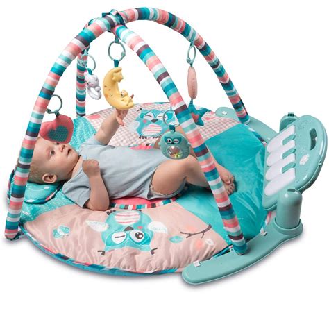 You need to choose a baby playmat that is very easy to use, clean, is portable and can also be customised by hanging extra toys on it. Tapiona Large Baby Play Mat - Kick And Play Piano Gym ...