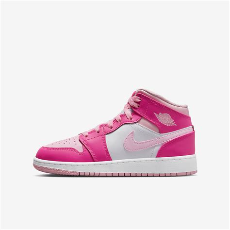 Air Jordan 1 Mid Gs Medium Soft Pink Fd8780 116 Nice Kicks