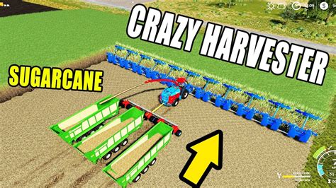 Farming Simulator 19 Very Easy Sugarcane Harvesting 50 Meter Crazy