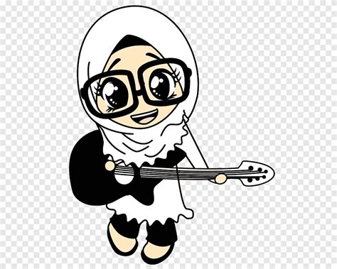 Khusus pada pada aplikasi ini saya akan memberikan banyak sekali gambar kartun muslimah untuk kalian semua. Kartun Muslim Menggambar Gitar Islam Gitar Grafiti Karakter Fiksi Png Pngegg