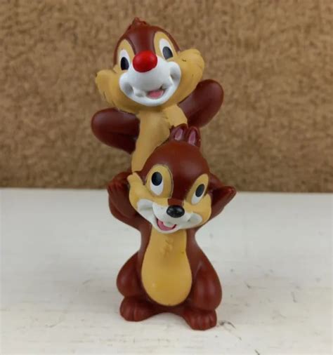 Vintage Disney Chip N Dale Rescue Rangers 2 Pvc Figures 1991 Set Of 2