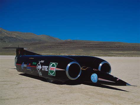 Thrust Ssc Which Set A New And First Supersonic World Land Speed