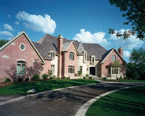 Country French Brick And Stone House In Long Grove Traditional