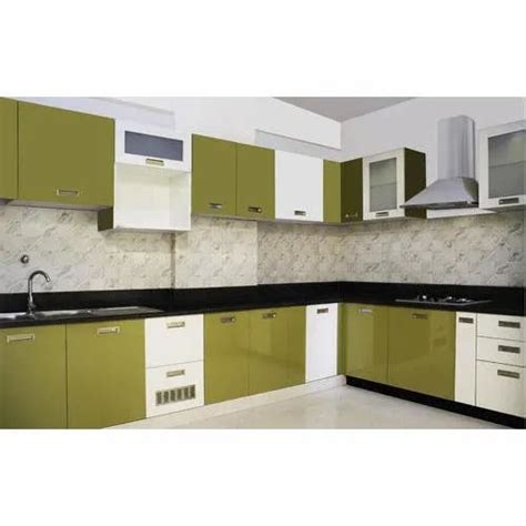 L Shape Modular Kitchen Designing Services Kamal Associates Id