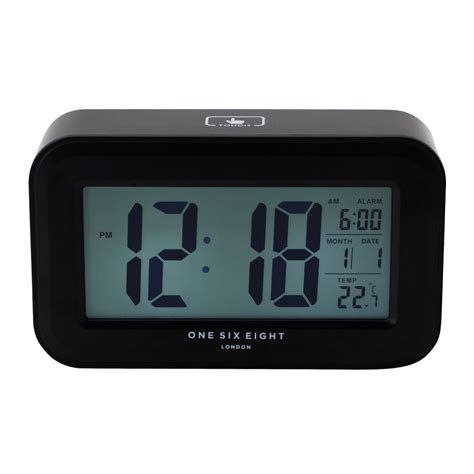 Digital Alarm Clock Black セットアップ