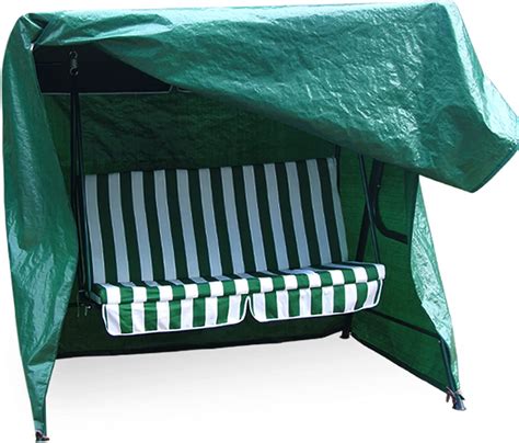 Green Haven 3 Seater Swing Cover With Zip Waterproof 3 Seater Swing Seat Cover Heavy Duty 3