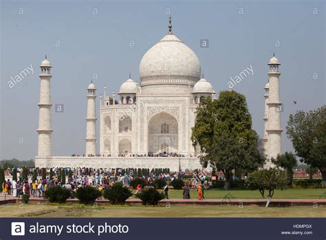 The Taj Mahal Mausoleumsouthern View Uttar Pradesh India Stock Photo