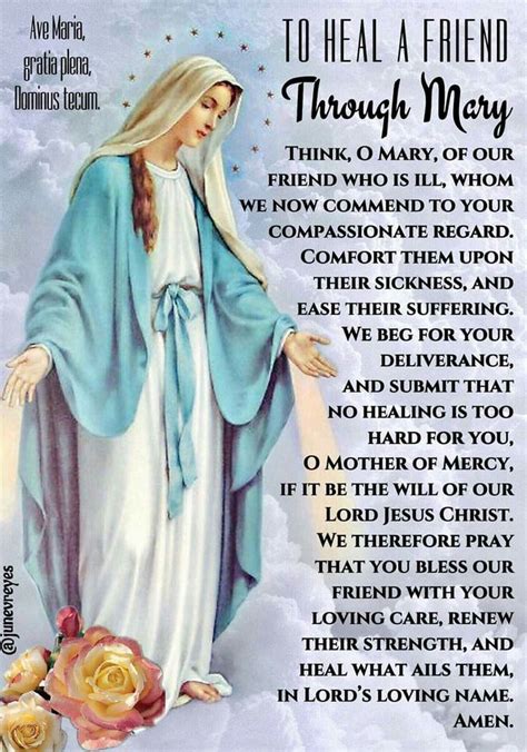 Mary Rosary Prayers To Mary Bible Prayers Prayers For Healing