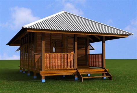 desain rumah kayu minimalis modern