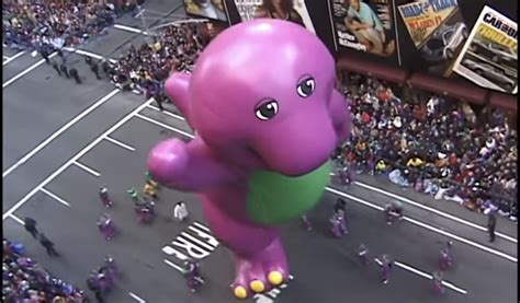 Never Forget 25 Years Ago A Barney Balloon Collapsed On The Thanksgiving Parade Crowd Dallas