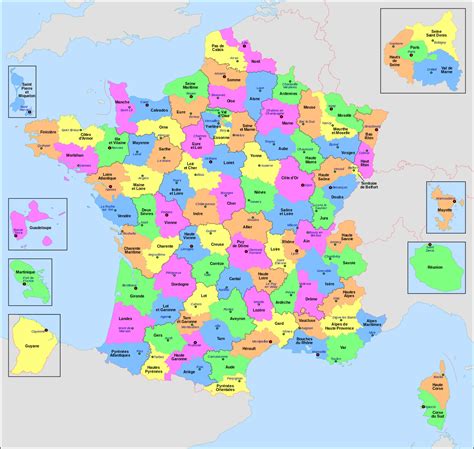 Départements, carte coronavirus france, carte par département, . Cartes des villes et Quiz - Cartes de France