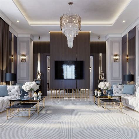 Neoclassic Villa Interior Design On Behance Neoclassical Interior