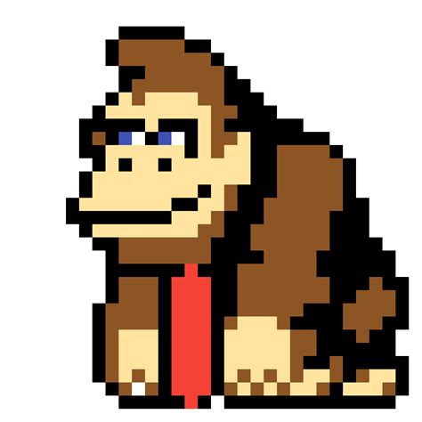 Donkey Kong Pixel Art Pattern Pixel Pacman Minecraft Pixel Art Pixel