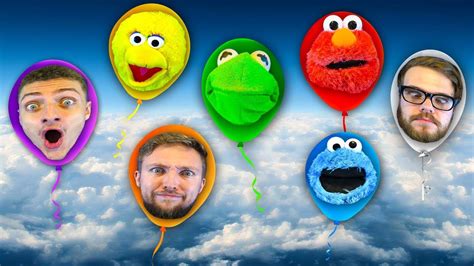 Puppets On Helium Kermit The Frog And Elmo Ft Big Bird And Cookie Monster