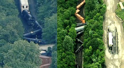 Toxic Train Derails In Pennsylvania Surrounding Area Evacuated Slay News