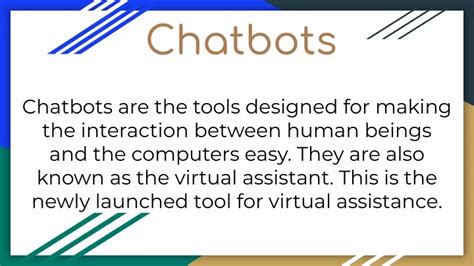 Ppt Chatbots Services Uses Importance Types Powerpoint