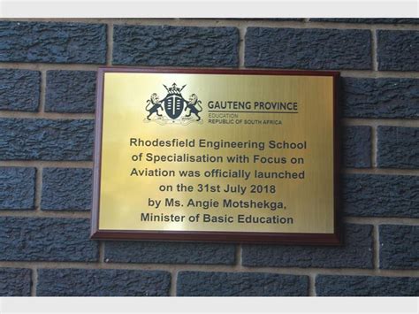 Rhodesfield High Launched As School Specialising In Aviation Kempton