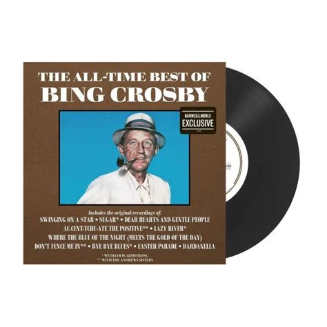Bing Crosby All Time Greatest Hits Exclusive Black Vinyl Lp Record Vinceron