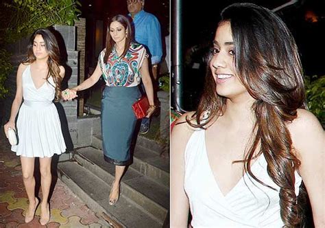 Sridevis Daughter Jhanvi Kapoor Wears A Daring Plunging Outfit See