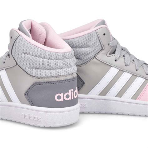 Adidas Girls Hoops Mid 20 Sneaker Greywhi