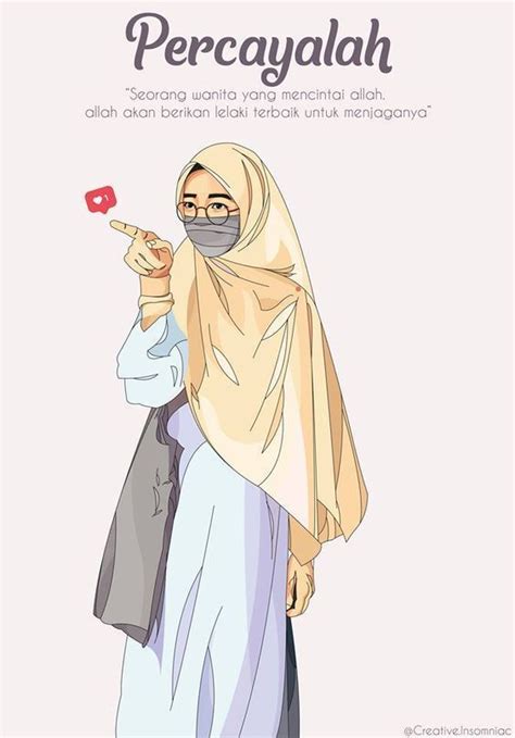 √215 Gambar Kartun Muslimah Cantik Lucu Dan Bercadar Hd Kartun