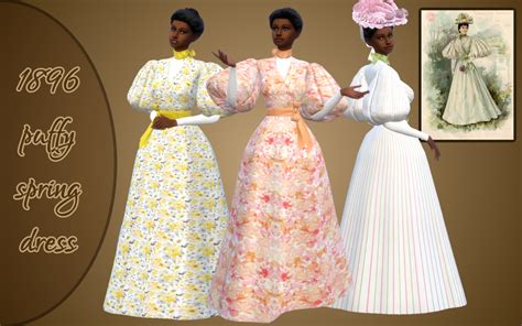 Vintage Simstress Spring Dress Vintage Dresses Dresses