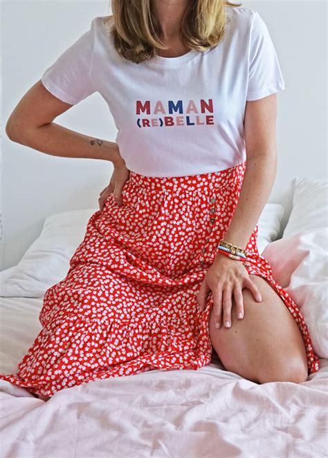 tee shirt maman rebelle summer maia and zoé t shirt original femme