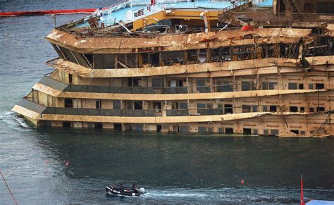 Costa Concordia 20 Pictures Of The Salvage Operation Mirror Online
