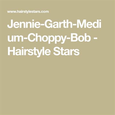 Jennie Garth Medium Choppy Bob Hairstyle Stars Medium Choppy Bob