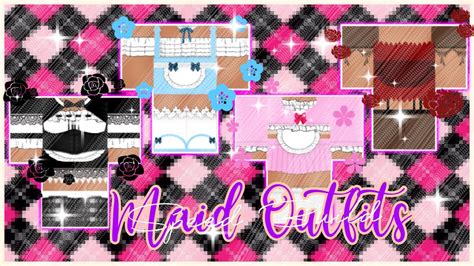 How To Make Maid Outfits In Roblox Speed Build Youtube