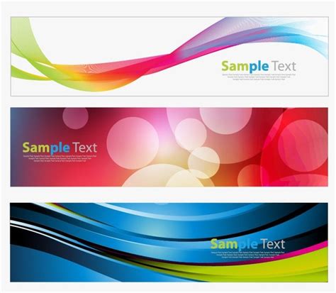 Colorful Banners Vector Graphic Vectors Graphic Art Designs In Editable