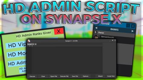 HD Admin Script Using Synapse X FREE Pastebin YouTube