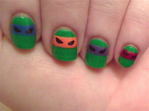Happiness Is A Dry Nail Tmnt Day 21 Inspired By A Color Turtle