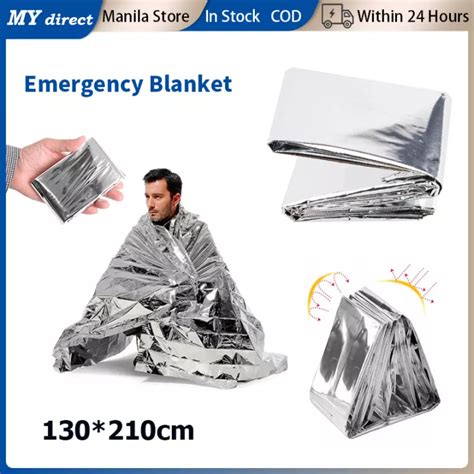 Outdoor Emergency Blanket Thermal Solar Blankets Survive First Aid