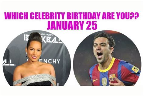 January 25 Which Celebrity Birthday Are You