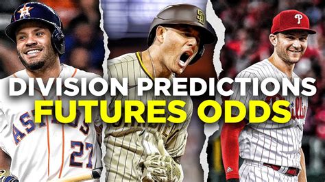 Mlb Division Winner Predictions Futures Odds Youtube