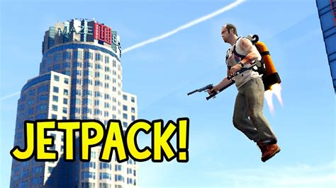 Introducing The Jetpack Grand Theft Auto 5 Gameplay Mod Showcase Ep
