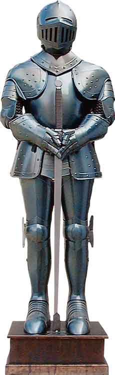 Medieval Blued Full Suit Of Armor Ke 6210