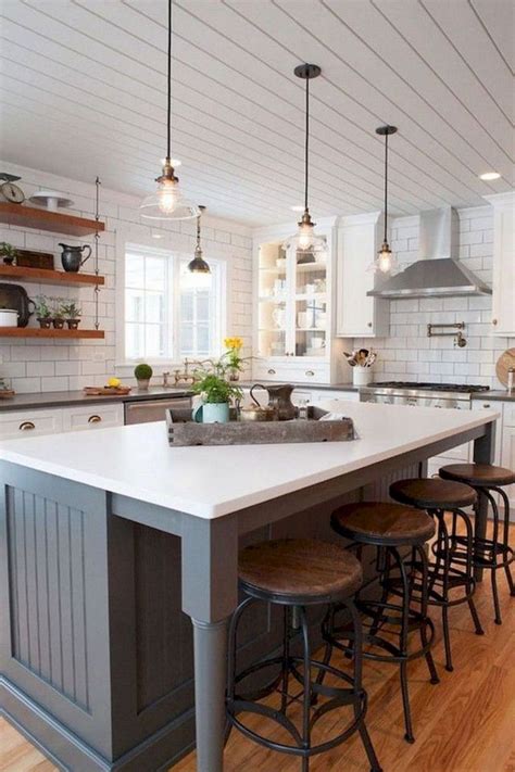 Farmhouse Kitchen Island Ideas The Kitchen Island Is The Ideal