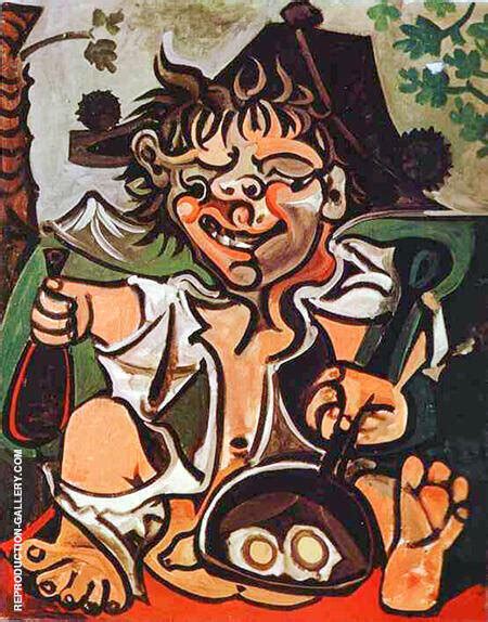 El Bobo 1959 By Pablo Picasso Oil Painting Reproduction