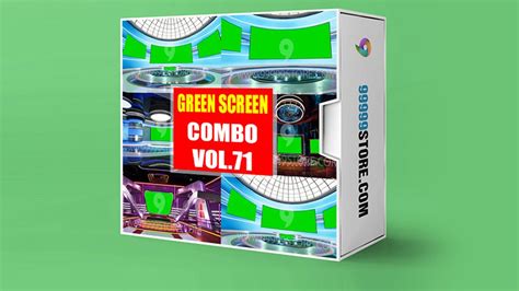 Virtual Set Green Screen 4 Combo Vol 71 Youtube