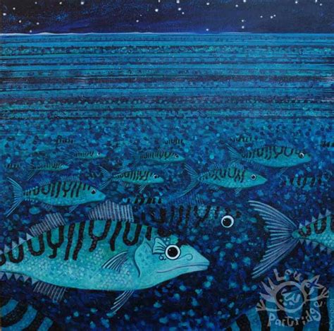 Starlit Mackerel Lou Partridge Artist