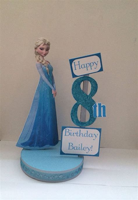 Frozen Elsa Custom Birthday Party Centerpiece By Divinedecorations 18