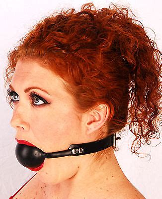 The Original Super Grip Ball Gag Inch Black Ball Leather Made In Usa Ebay