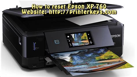 When this error message appears, when the printer is turned on the paper after the waste ink pad modification is complete, the next step is to reset the main pad counter to zero. Reset Epson XP 760 Waste Ink Pad Counter - YouTube