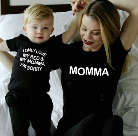 I Only Love My Bed And My Momma Im Sorry Mommy And Me Shirt Tanias Online Closet Llc