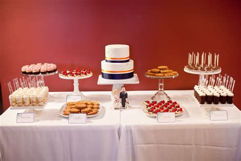 Cocoa And Fig Minneapolis Wedding Cake And Dessert Table